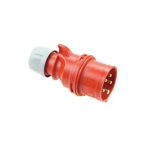 Pc Electric CEE Plug 16A 5pin Red