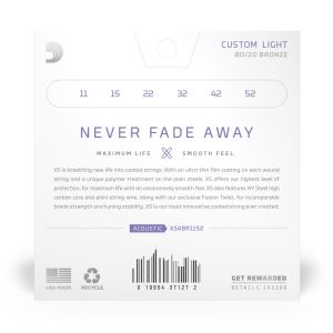 Daddario 11-52 Custom Light XS 80/20 Bronze Coated