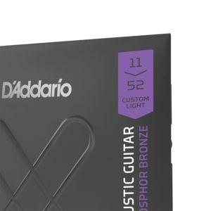 Daddario 11-52 Custom Light XT Phosphor Bronze Coated