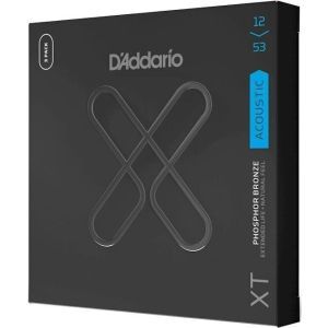 Daddario 12-53 Light XT Phosphor Bronze Coated 3-Pack