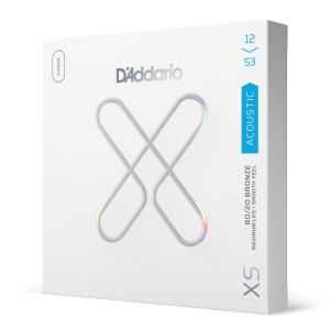 Daddario 12-53 Regular Light XS 80/20 Bronze Coated 3-Pack Daddario 12-53 Regular Light XS 80/20 Bronze Coated 3-Pack