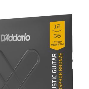 Daddario 12-56 Light Top/Medium Bottom XT Phosphor Bronze Coated