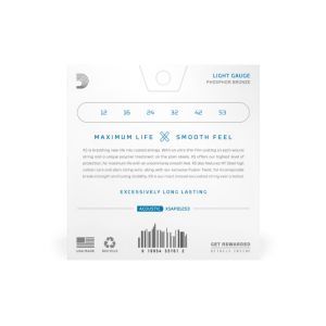 Daddario Light XS Phosphor Bronze 12-53
