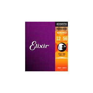 Elixir Nanoweb Light Medium Acoustic Phosphor Bronze 12-56