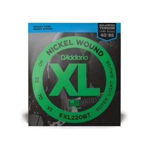Daddario 40-95 Super Light Balanced Tension Long Scale XL Nickel