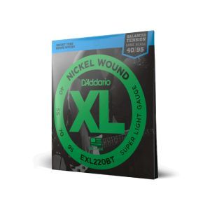 Daddario 40-95 Super Light Balanced Tension Long Scale XL Nickel