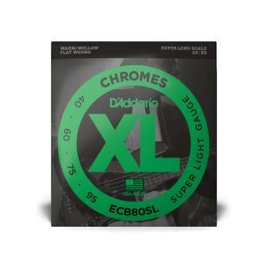 Daddario 40-95 Super Light Super Long Scale XL Chromes