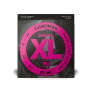 Daddario 45-100 Regular Light Long Scale XL Chromes