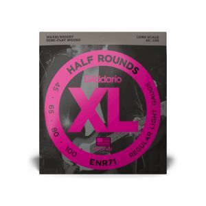 Daddario 45-100 Regular Light Long Scale XL Half Rounds