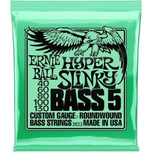 Ernie Ball 2822 Nickel Wound Hyper Slinky Bass 5 String 40-130