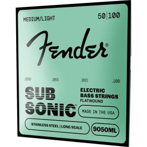 Fender SubSonic 9050ML Flatwound Stainless Steel Longe Scale 50-100