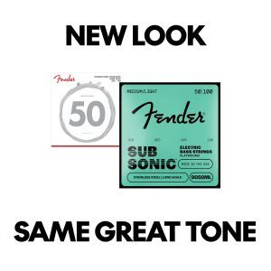 Fender SubSonic 9050ML Flatwound Stainless Steel Longe Scale 50-100