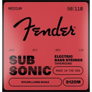 Fender SubSonic 9120M Nylon Tapewound Longe Scale 58-110