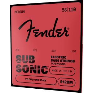 Fender SubSonic 9120M Nylon Tapewound Longe Scale 58-110