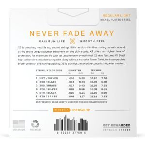 Daddario 10-46 Regular Light XS Nickel Coated 3-Pack