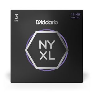 Daddario 11-49 Medium NYXL 3-Pack