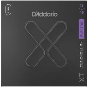 Daddario 11-49 Medium XT Nickel Coated 3-Pack