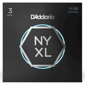 Daddario 11-52 Medium Top/Heavy Bottom NYXL 3-Pack