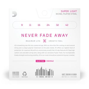 Daddario XSE0942 Nickel Wound Super Light 09-42