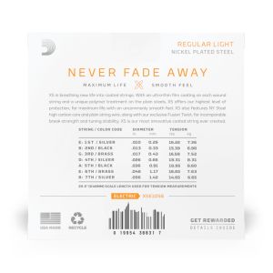 Daddario XSE1056 XS Nickel Plated Steel Regular Light 7-String 10-56