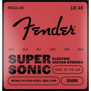 Fender SuperSonic 250R Nickel Plated Steel Ball End 10-46