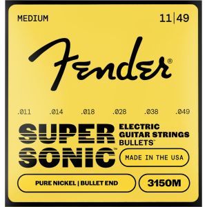 Fender SuperSonic 3150M Pure Nickel Bullet End 11-49 Fender SuperSonic 3150M Pure Nickel Bullet End 11-49