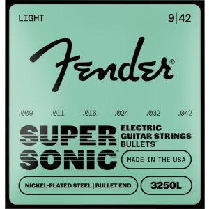Fender SuperSonic Bullets 3250L Nickel Plated Steel Bullet End 9-42