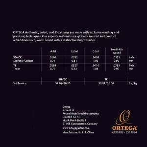 Ortega Low G Strings UKSBK-SOCC-LG