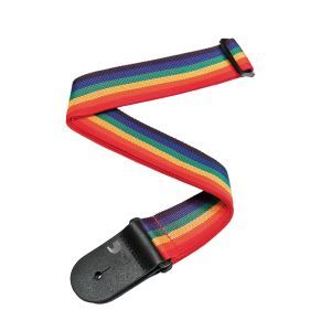 Daddario Polypro Guitar Strap Rainbow