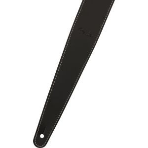 Fender Essentials Leather Strap Black