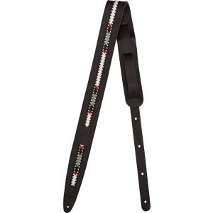 Fender Paramount Acoustic Leather Strap Black