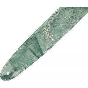 Fender Tie Dye Leather Strap Sage Green