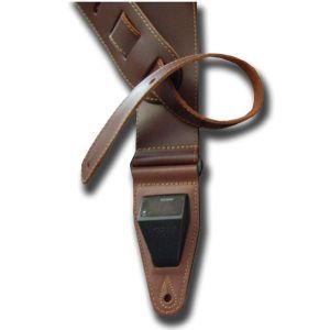 Curea Chitara Piele Maro Cu Acordor Fire&Stone