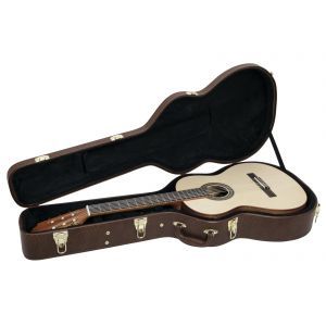 Dimavery Classic Guitar Form Case Brown 4/4