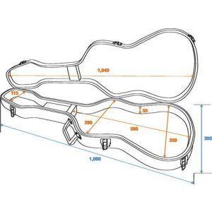 Cutie Chitara Electrica Dimavery Hard Case