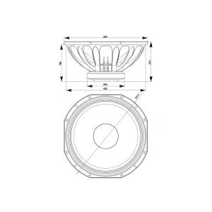 Celto Acoustique 18SW1000 18'' Ferrite