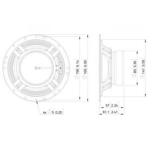 Difuzor coaxial Lavoce CSF061.20