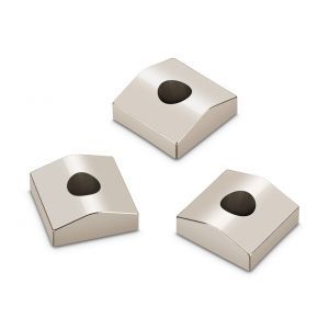 Schaller Nut clamping blocks for locking nuts 6-strings Chrome