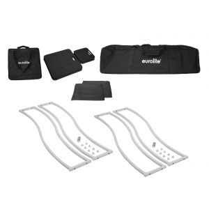 Eurolite 2x Stage Stand 150cm curbat negru