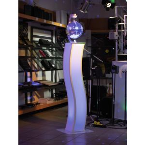 Eurolite 2x Stage Stand 150cm curbat alb + truss light