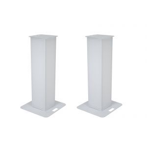 EUROLITE 2x Stage Stand 150cm incl. Cover and Bag, white
