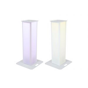 Stativ lumini Eurolite 2x Stage Stand 150cm incl. Cover and Bag, white + truss light