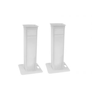 Eurolite 2x Stage Stand cu inaltime reglabila alb