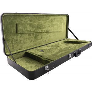 EVH Shark Case Black with Green Interior
