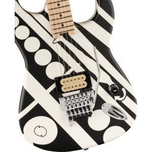 EVH Striped Series Circles White and Black