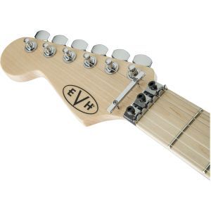 EVH Striped Series LH R-B-W Maple Fingerboard Red Black and White Stripes