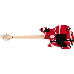EVH Wolfgang Special Striped Red with Black and White Stripes