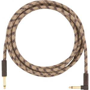Fender Festival Hemp Instrument Cables Brown Stripe