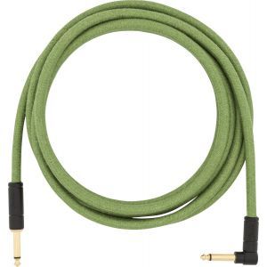 Fender Festival Hemp Instrument Cables Green