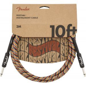 Fender Festival Instrument Cable Rainbow Rainbow